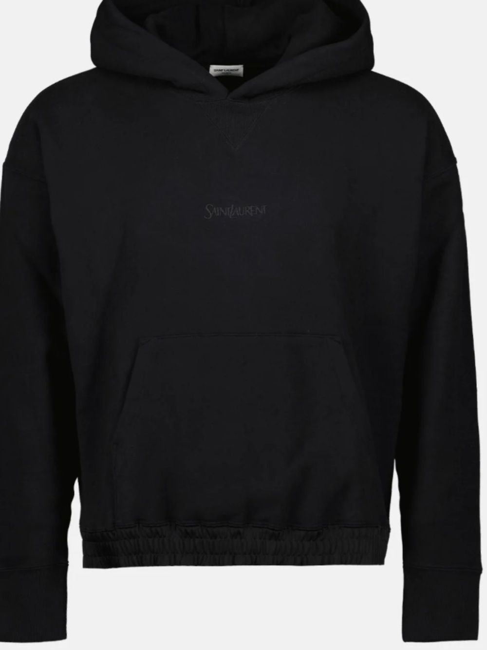 Men's Saint Laurent fleece tonal logo hoodie size XXL made in Italy